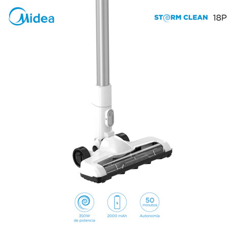 Aspiradora Midea Blanca V18P01A