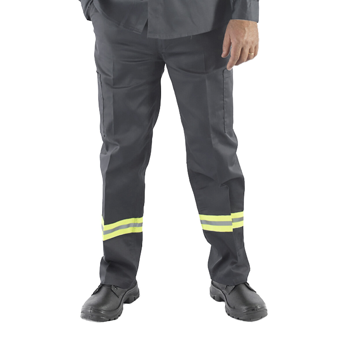 Pantalón de trabajo con reflectivo Grafor - Gris 
