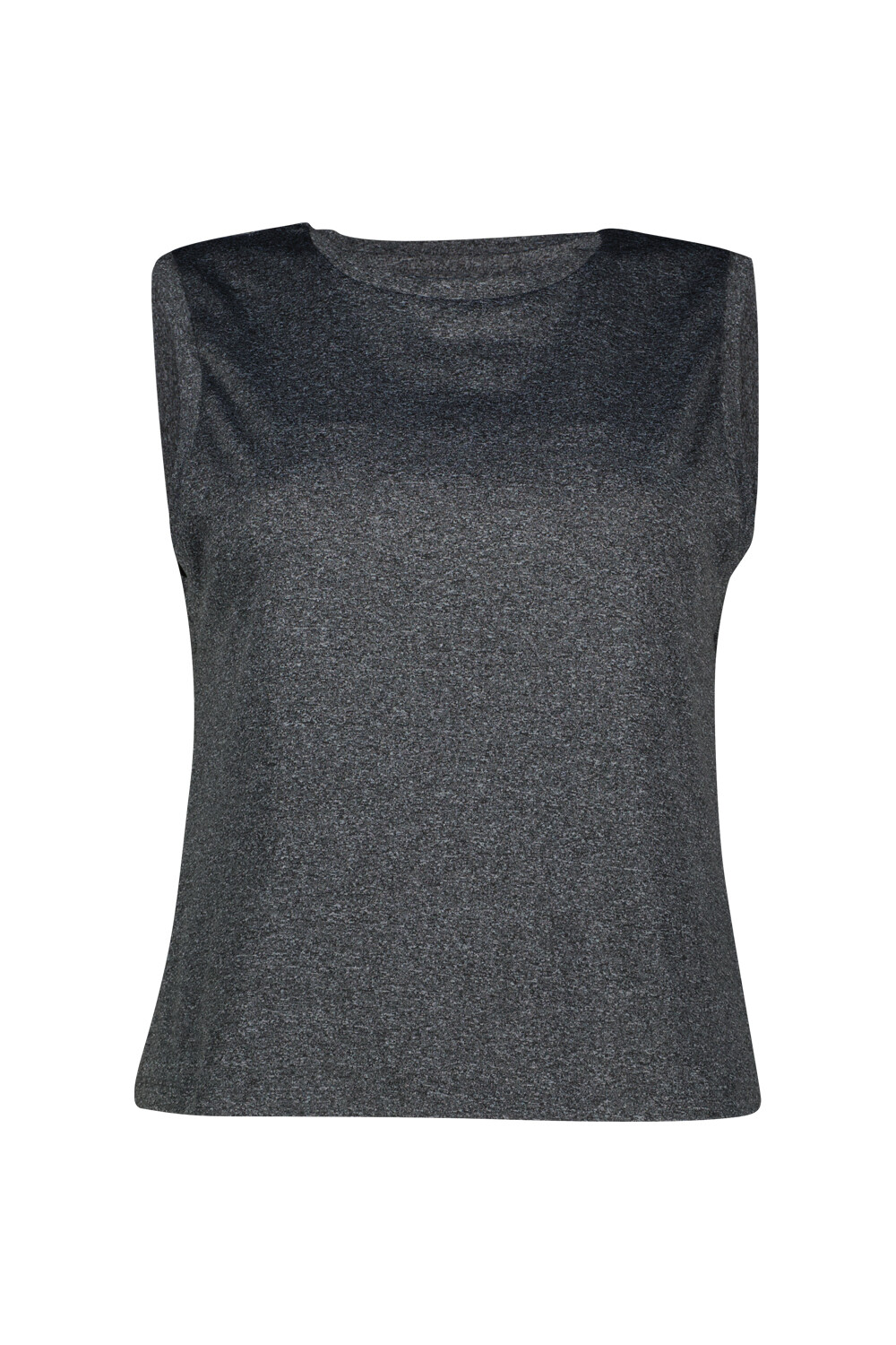 Musculosa Izelv Gris Melange Oscuro