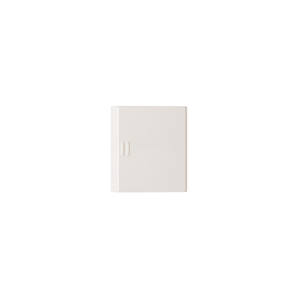 Módulo llave unipolar tecla doble - Duomo blanco - ELE01344 