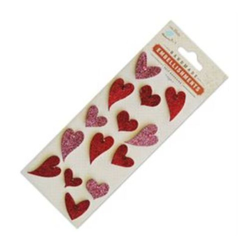 Sticker Acolchonado Corazon con brillos Sticker Acolchonado Corazon Con Brillos
