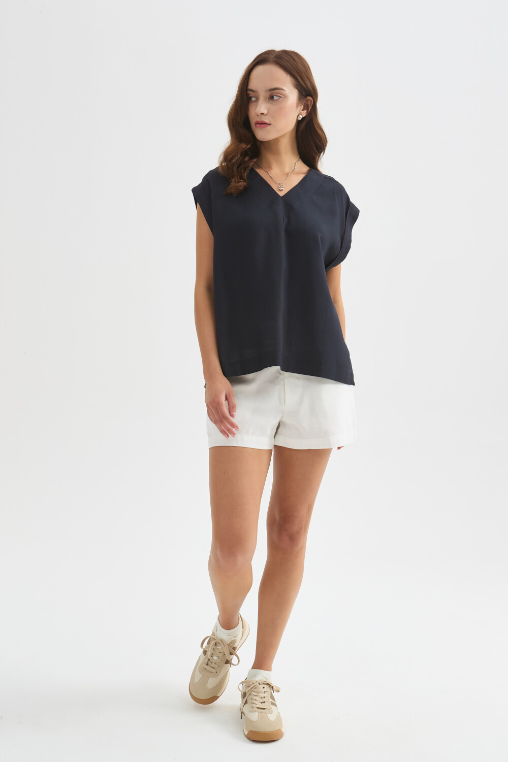 Blusa Zomira Azul Noche