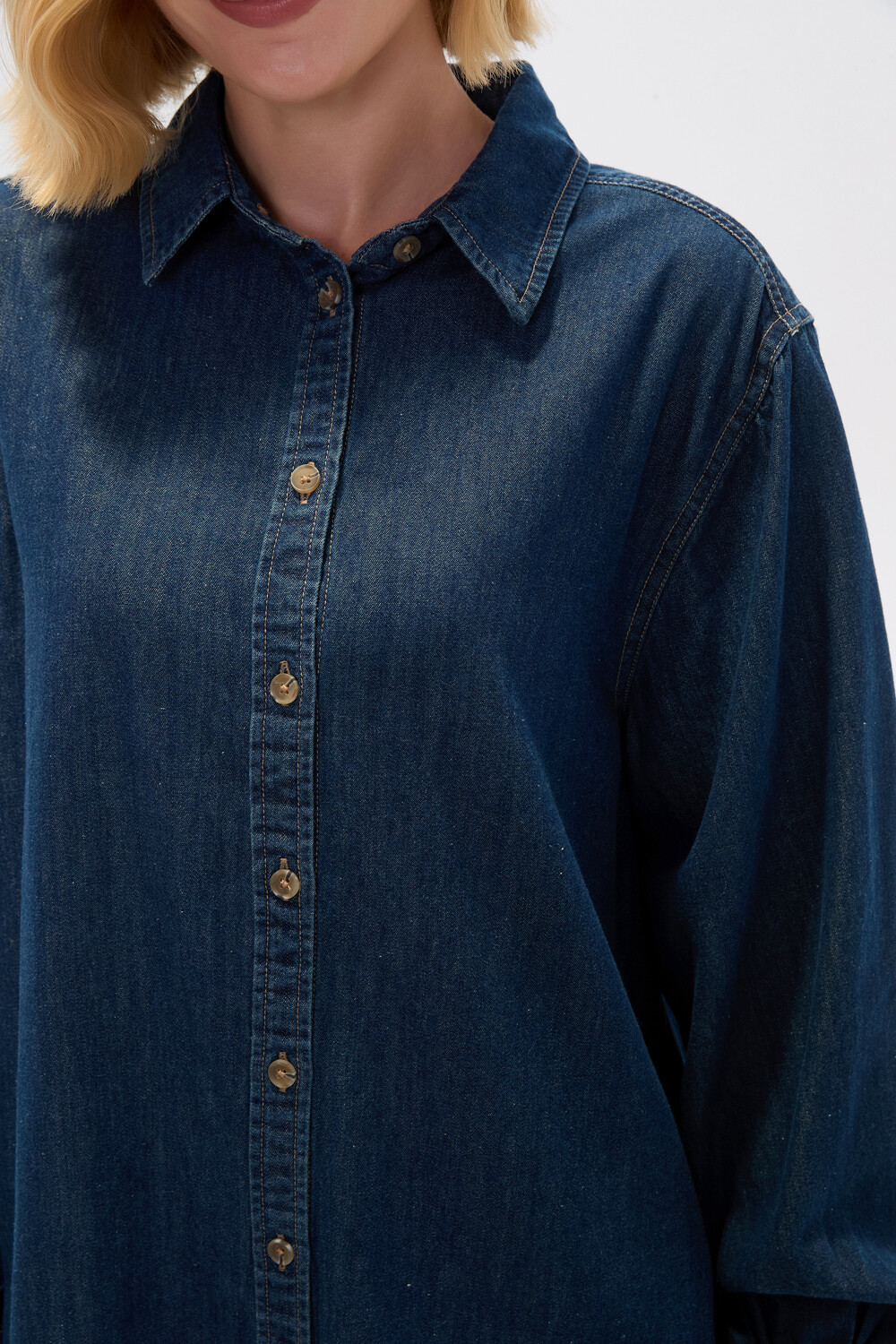 Vestido Maitu Azul Medio