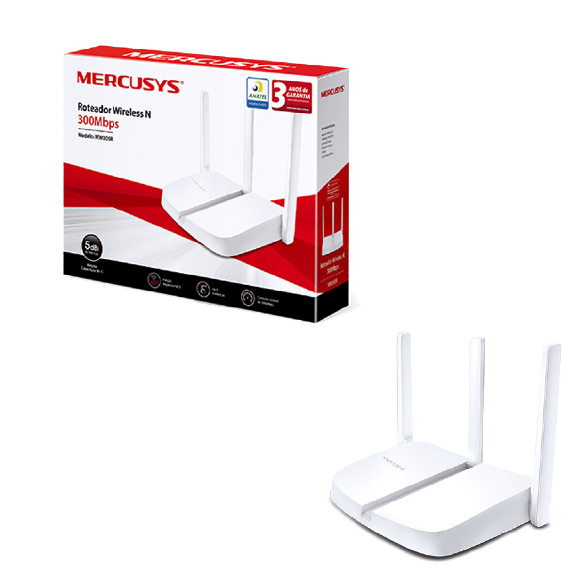 Router Wireless Mercusys MW305R 300 Mbps - 001 