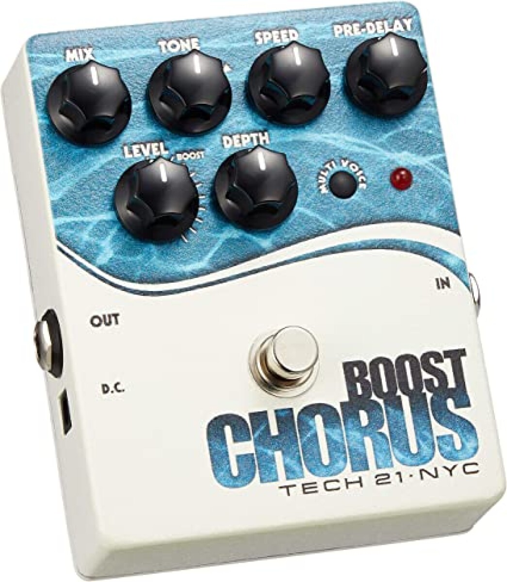 PEDAL DE EFECTO TECH21 ANALOG CHORUS EMU W/CLEAN BOOST 