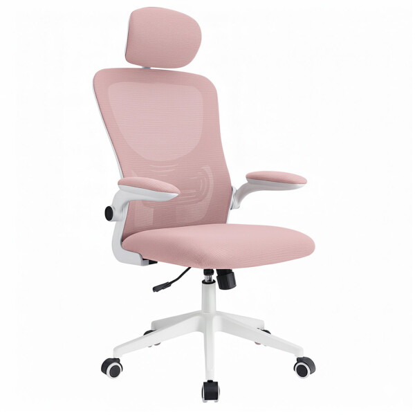 Silla de escritorio Oficina Sillon Ejecutiva Ergonomica Apoyabrazos Regulables IMBACK Color Rosa Silla de escritorio Oficina Sillon Ejecutiva Ergonomica Apoyabrazos Regulables IMBACK Color Rosa