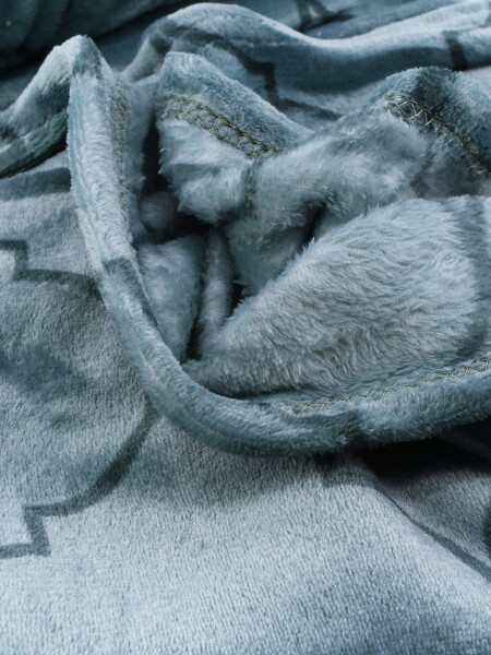 MANTA FLANNEL PRINT GRIS