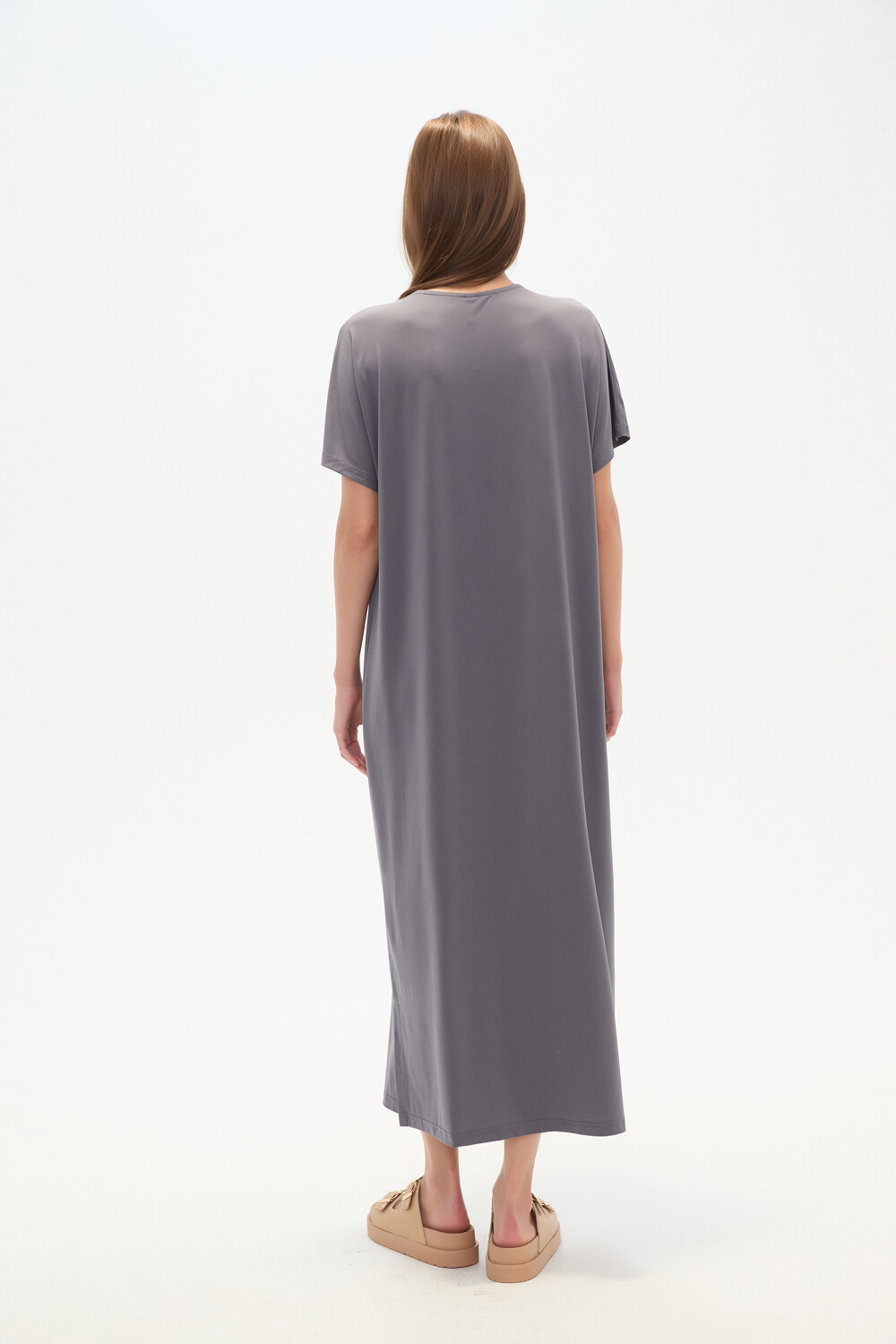Vestido Oasina Azul Piedra