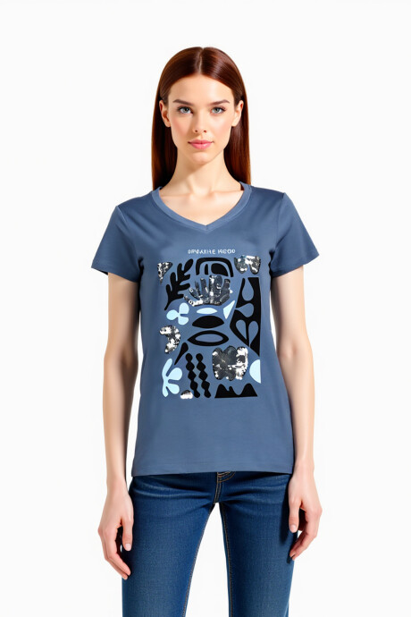 Remera Azaleia Estampado 3