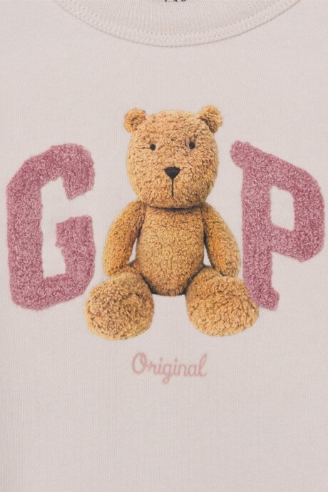 Pijama Logo Gap Bebé Barely Pink