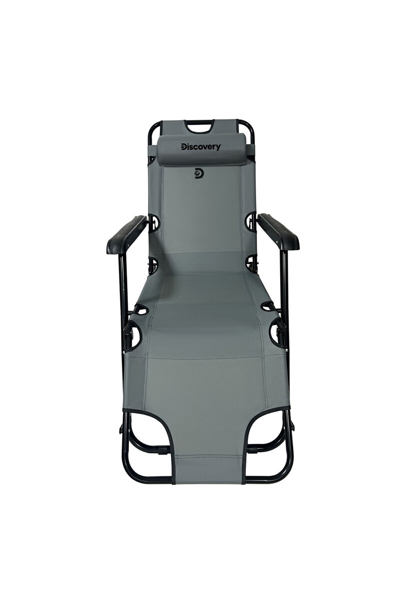 Silla Plegable de Camping Discovery Gris