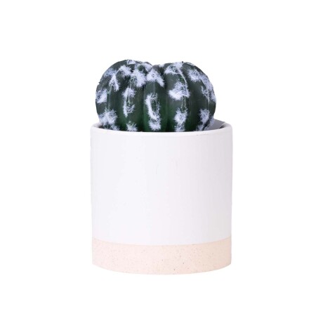 CACTUS EN MACETA PLANTA-ARTIFICIAL VERDE 41323018