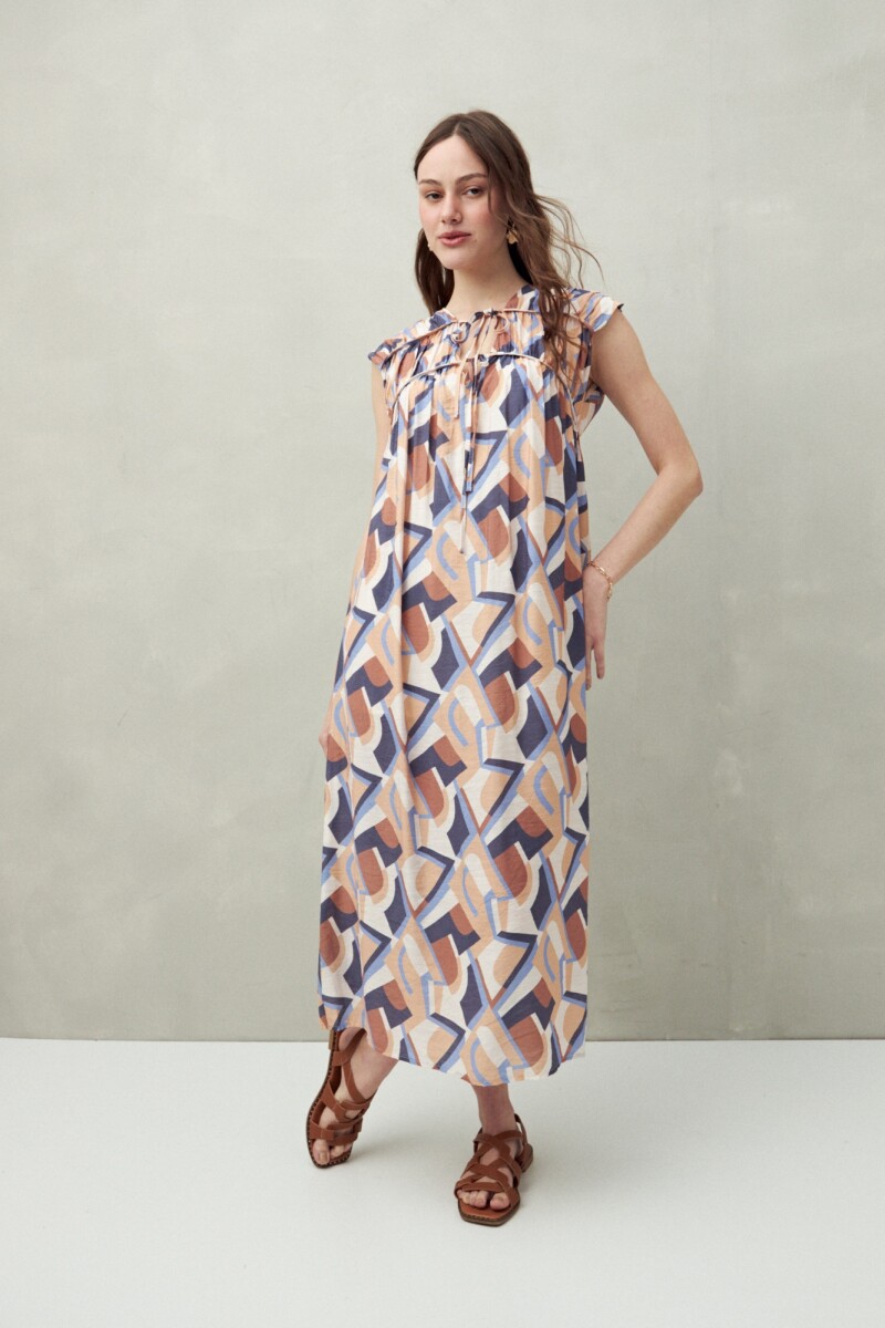 VESTIDO WILLA PRINTED Multicolor