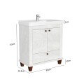 CONJUNTO DE BAÑO VALENCIA CRISTAL 80 CM / MUEBLE + BACHA + ESPEJO Conjunto De Baño Valencia Cristal 80 Cm / Mueble + Bacha + Espejo