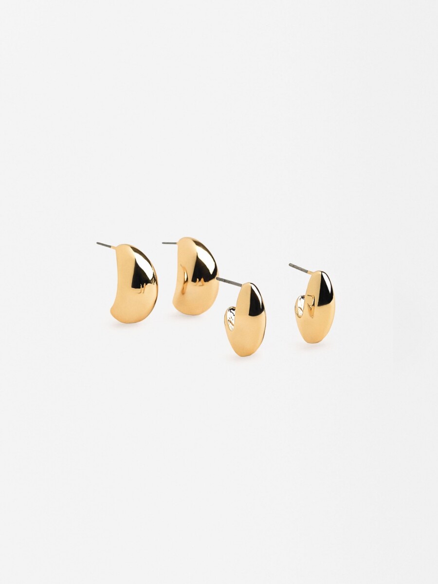 Conjunto De Pendientes Dorados dorado