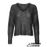 VMLEILANI NEW LS V-NECK PULLOVER REP BLACK