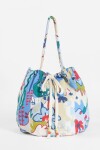 Bolso tote con estampa multicolor