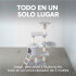 Rascador Torre 5 Niveles En Felpa Y Sisal Para Gato Juego Variante Color Gris Claro