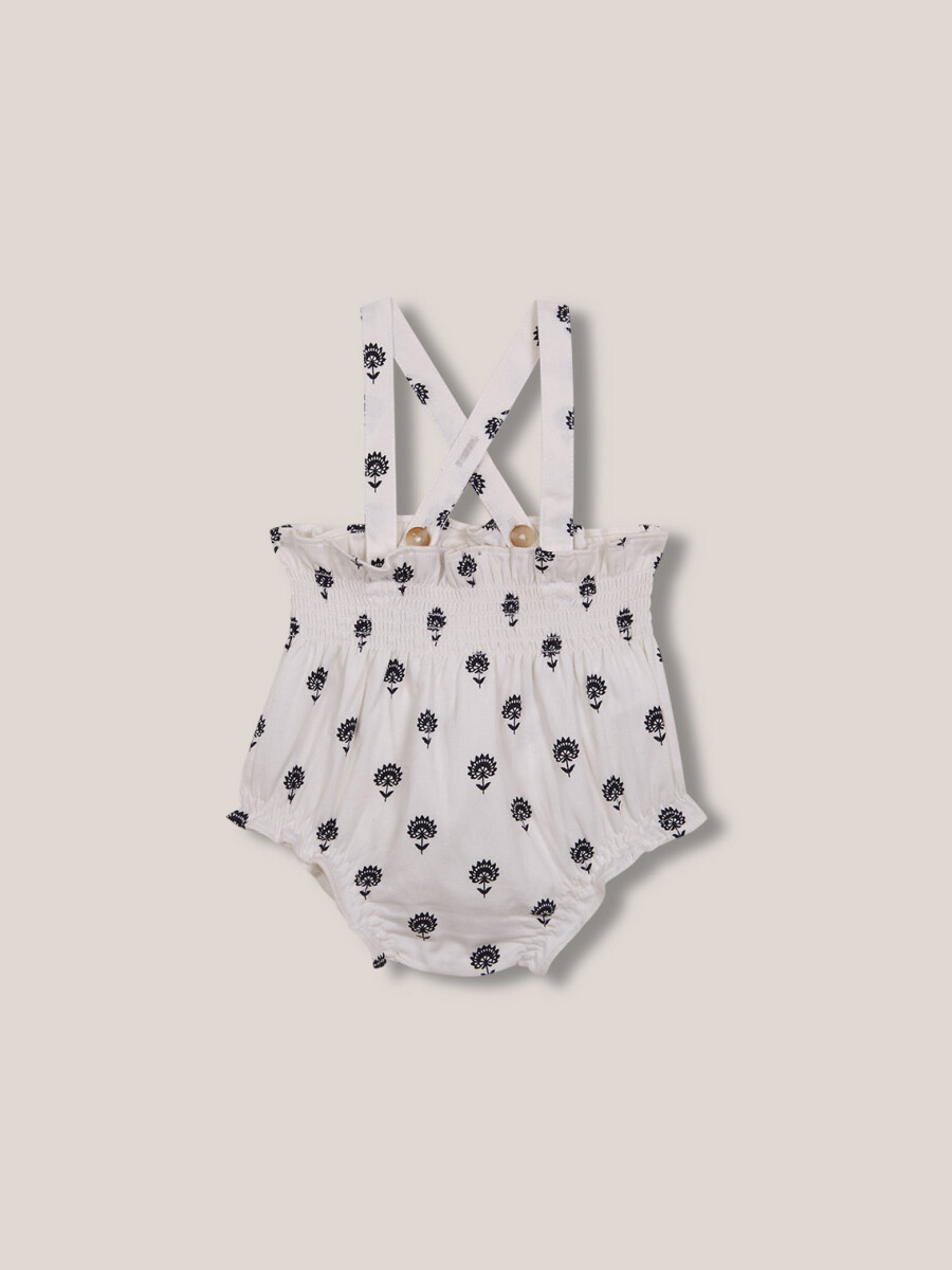 Bombacho Estampado Blanco