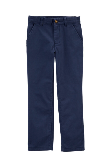 Pantalón de sarga clásico recto 0