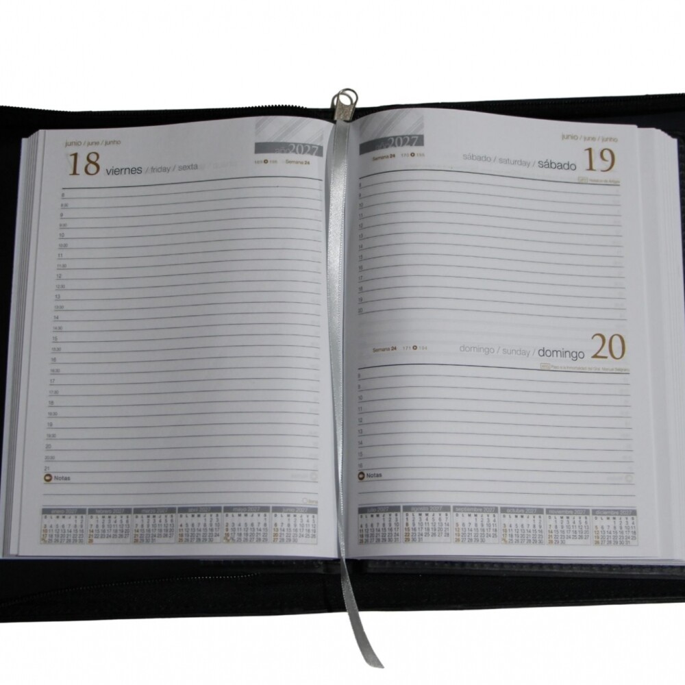 AGENDA REMEMBER MILLENIUM Zyp S 1917 DIA POR PAGINA TAPA AZUL