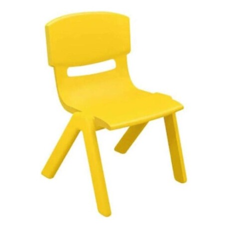Pack Mesa Infantil Lumax Cuadrada + 4 Sillas Amarillo