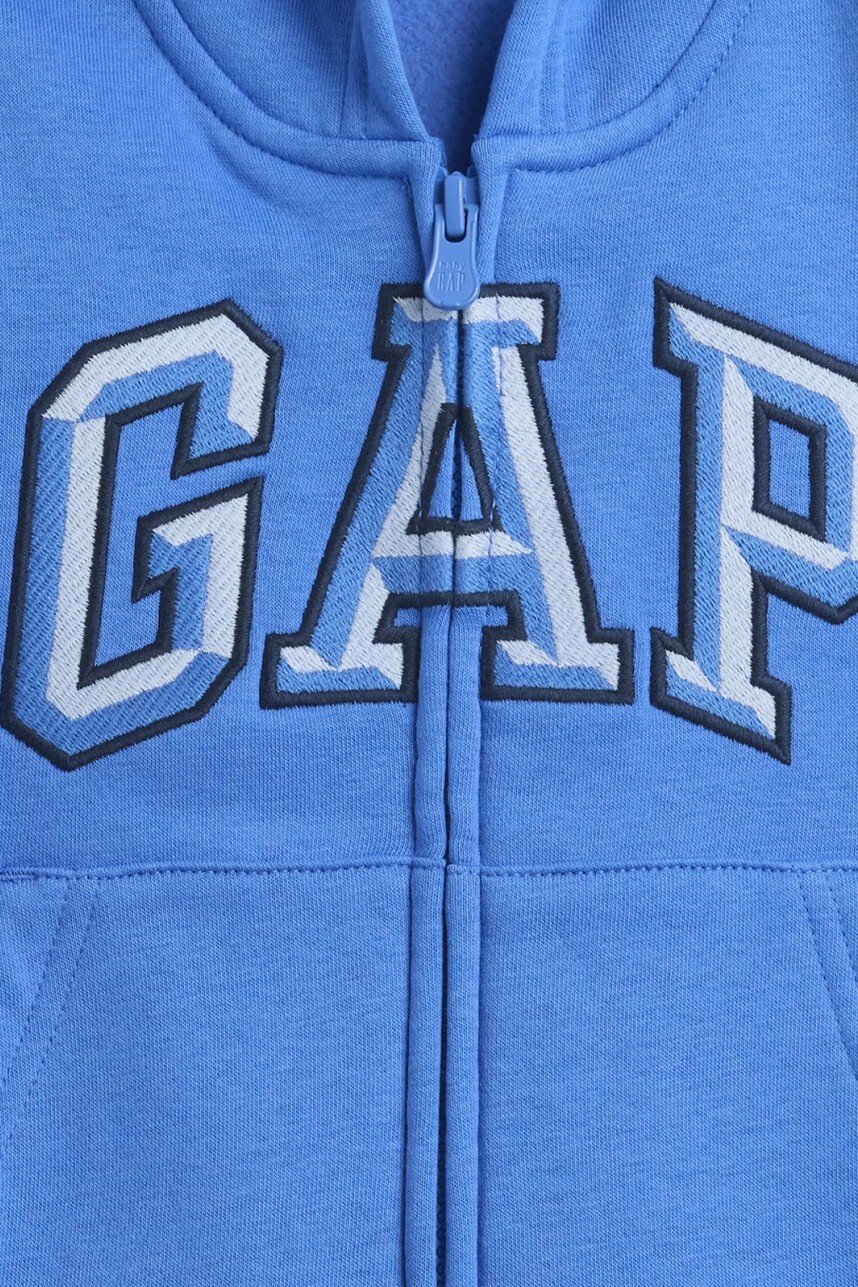 Canguro Con Cierre Logo Gap Toddler Niño Belle Blue