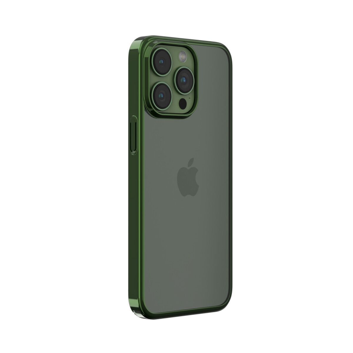 Protector Case c/ Borde Devia Glimmer Series para iPhone 15 - Green 