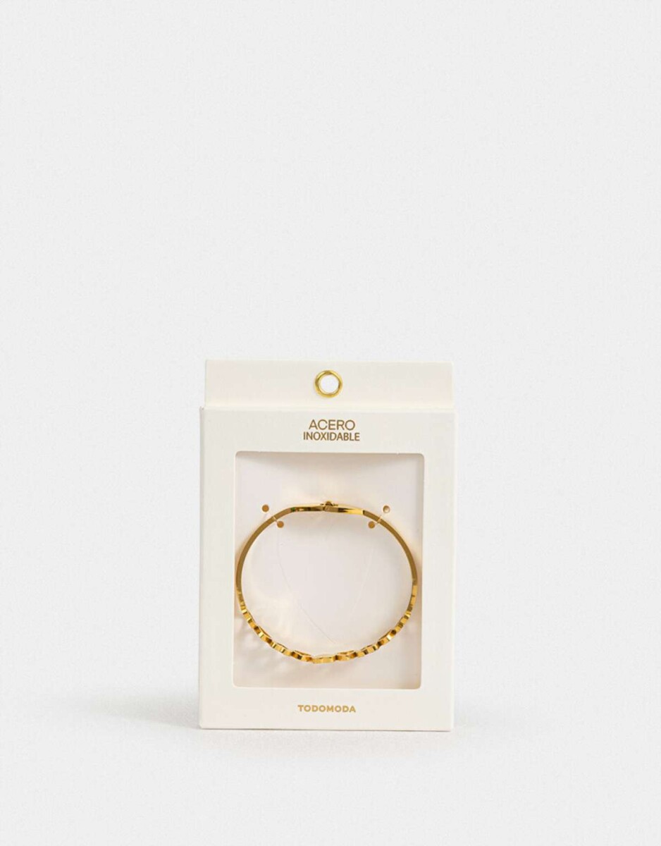 Pulsera De Acero Quirúrugico - Dorado 