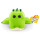 Peluche con peso Hug A Lumps Antiestrés Zuru Cocodrilo Rocko