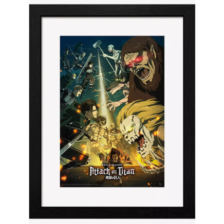 Cuadro Attack On Titan Frame Print - Final Season Cuadro Attack On Titan Frame Print - Final Season