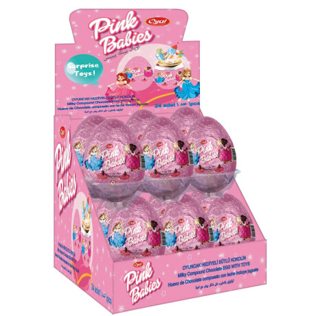 HUEVO CHOCOLATE C/SORPRESA PINK BARBIES HUEVO CHOCOLATE C/SORPRESA PINK BARBIES