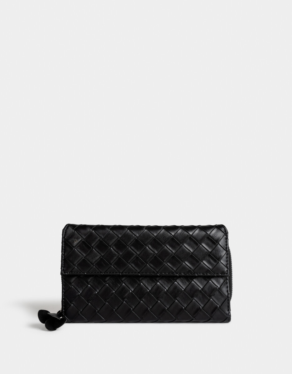 Billetera Fichero Trenzada 