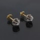Caravanas Antiguas En Oro 18 Y Brillantes Caravanas Antiguas En Oro 18 Y Brillantes
