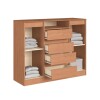Cómoda Alba 4 Cajones 2 Puertas Cedro Cómoda Alba 4 Cajones 2 Puertas Cedro