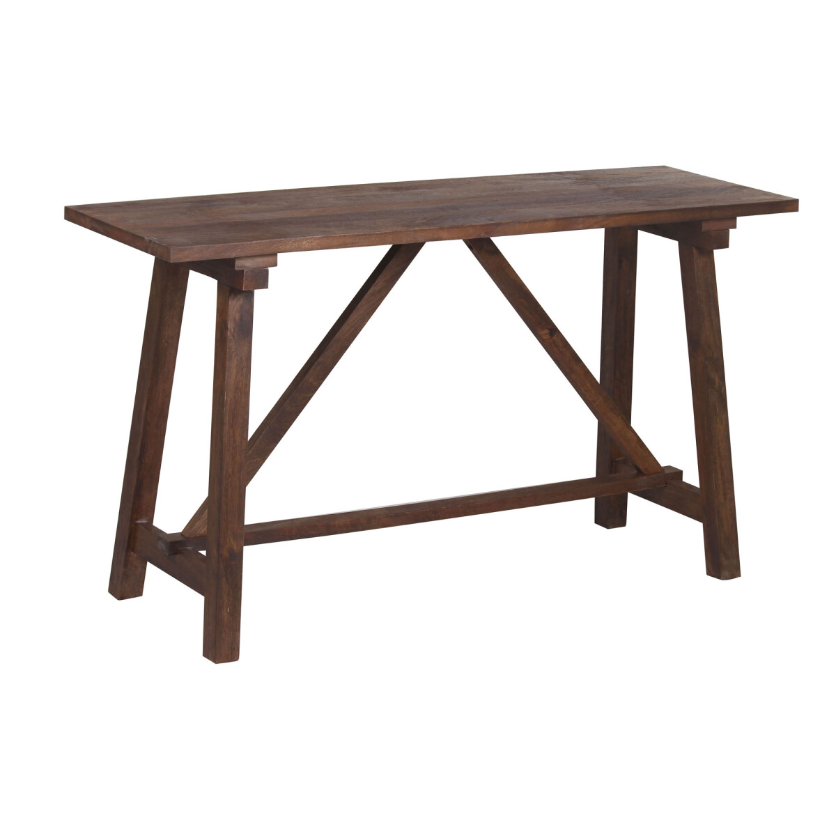 CONSOLA/MESA DE ARRIME LIVING - MADERA-DE-MANGO MARRON FARM CASTAÑO 