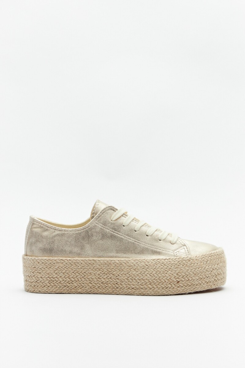 ZAPATILLA JUTEX Dorado
