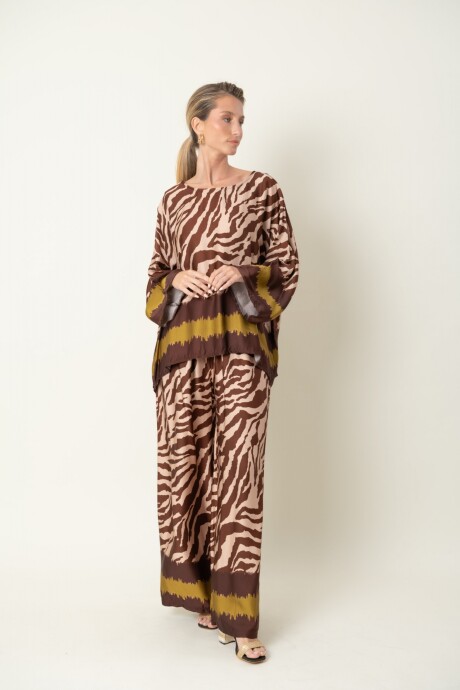 PANTALON OJO DE TIGRE chocolate