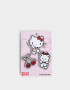 Pin Glitter Set De Pines Metálicos "hello Kitty" - Combinacion Multicolor