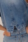 CHALECO SAMAN DENIM Azul