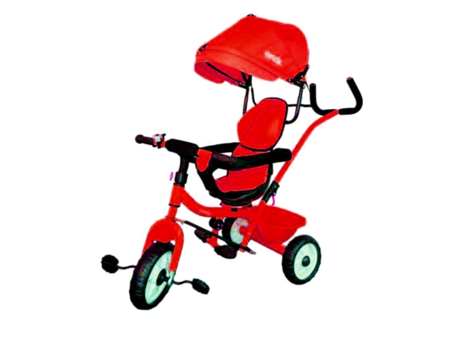 Triciclo Tinok Giratorio 360° y Capota Rojo 