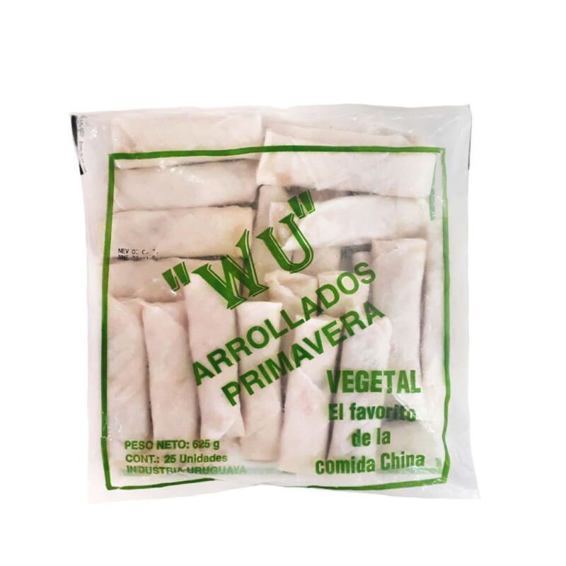 ARROLLADITOS PRIMAVERA DE VEGETALES WU 25 UNIDADES ARROLLADITOS PRIMAVERA DE VEGETALES WU 25 UNIDADES