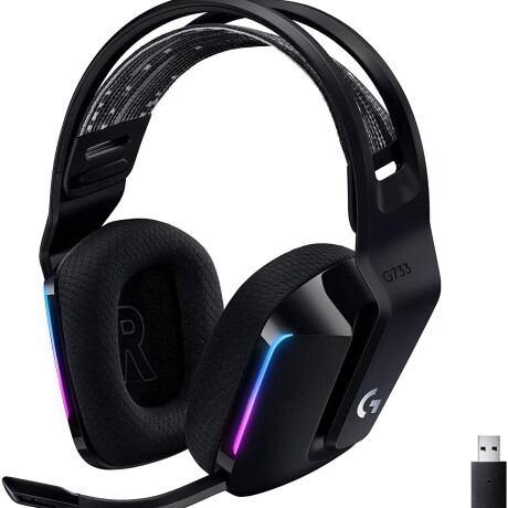 AURICULARES LOGITECH HEADSET G733 GAMING INALAMBRICO Auriculares Gamer Inalámbricos LOGITECH G733 BT 20Hrs - Negro Con Luz