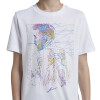 Remera Adidas Messi Fútbol Estampada de Niños - IW0185 Blanco