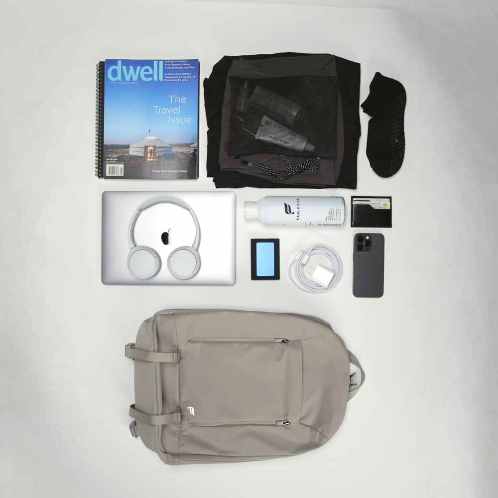 Bolso The Sleek Backpack Unisex Taupe Slate