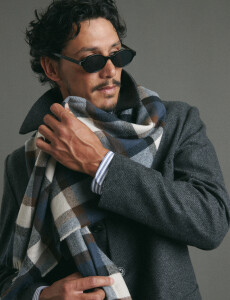 700894 BUFANDA HARRINGTON LABEL Azul