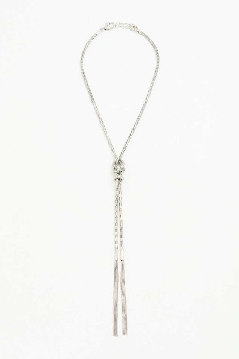 COLLAR MILA LONG Plata