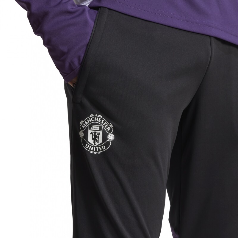 adidas PANTALÓN MANCHESTER UNITED TIRO 25 Black & Aurora Plum