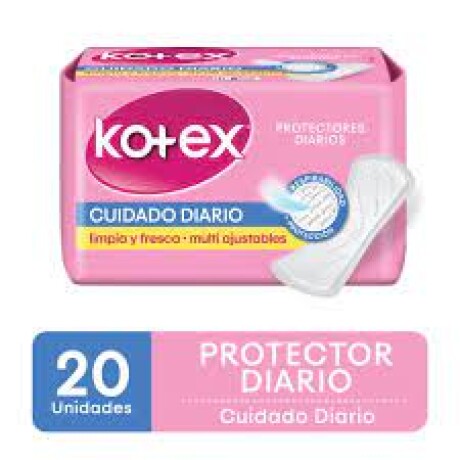 KOTEX PROTECTORES DIARIOS 20 UNIDADES KOTEX PROTECTORES DIARIOS 20 UNIDADES