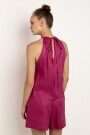 TOP SLEEVELESS WRAP HALTER NEC Magenta